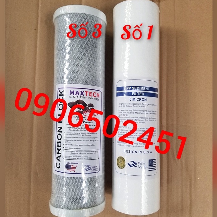 Bộ lọc nước sinh hoạt gia đình, bộ lọc thô, lọc hồ cá, lọc máu cafe  2 cấp ly 10 inch