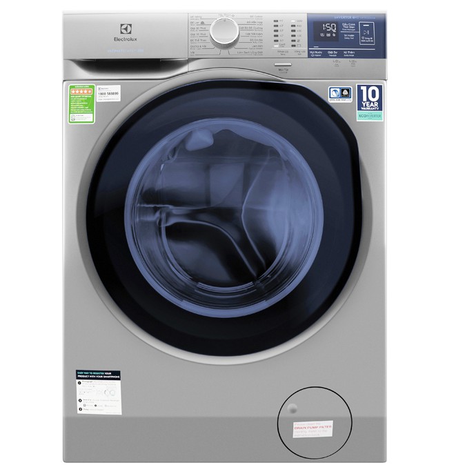 EWF8024ADSA - MIỄN PHÍ CÔNG LẮP ĐẶT - Máy giặt Electrolux Inverter 8 kg EWF8024ADSA Mẫu 2019