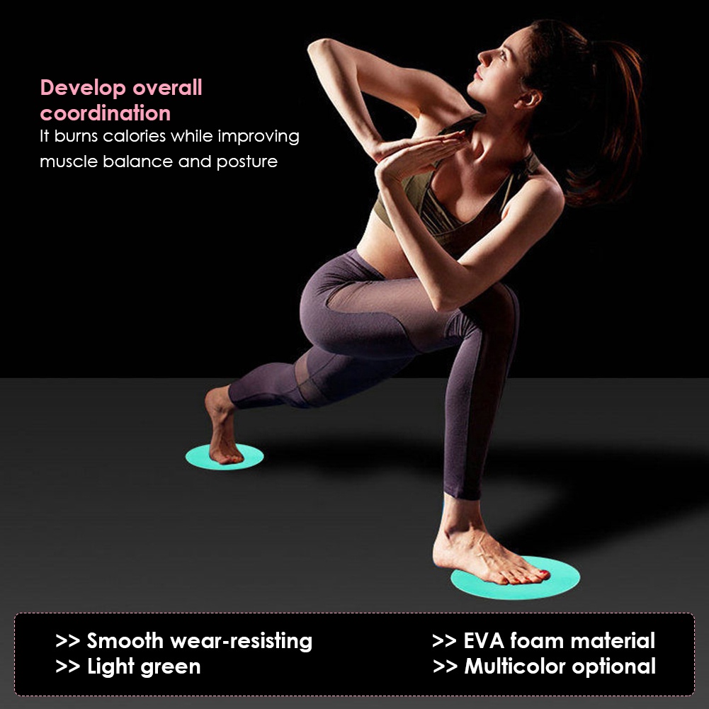 Bộ 2 Đĩa Trượt Hỗ Trợ Tập Cơ Bụng Yoga Pilates