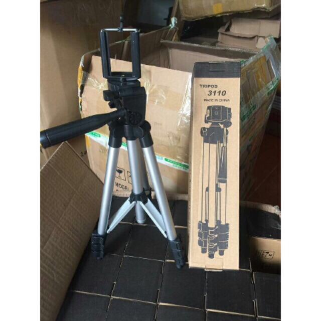 Gậy livestream, chụp ảnh 3 chân Tripod 3110 tiện dụng