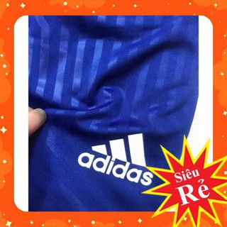 Bộ thể thao nam adidas cổ trụ ép vân. Chất thun lạnh L XL