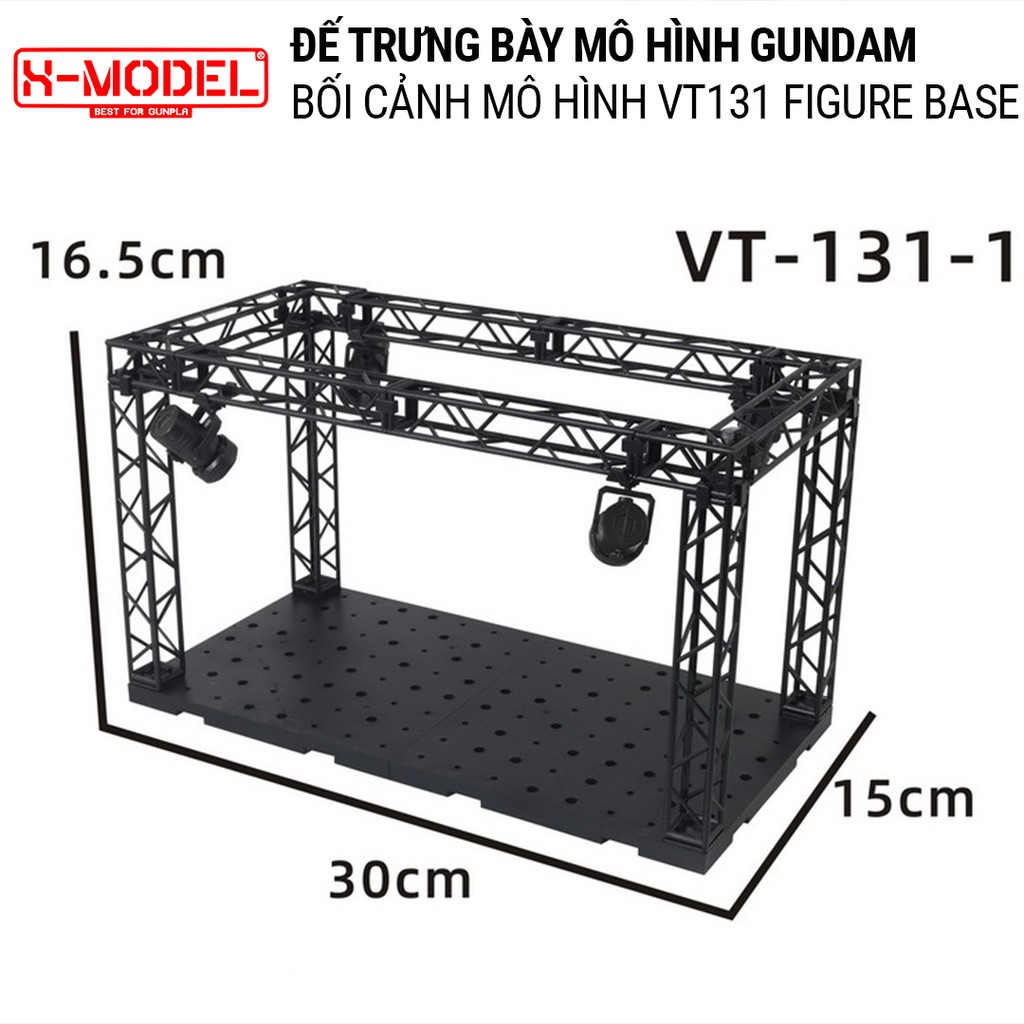 Đế Trưng Bày Mô Hình Đồ Chơi Lắp Ráp Anime, Bối cảnh mô hình Figure Base Action Base VT131 XMODEL cho mô hình