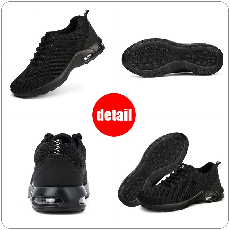 Giày bảo hộ lao động GUYISA an toàn ngón chân thép thoáng khí dành cho nam giới