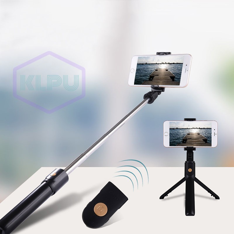 Selfie Stick Tripod Mount Phone Holder Bluetooth Wireless Remote Shutter Stick