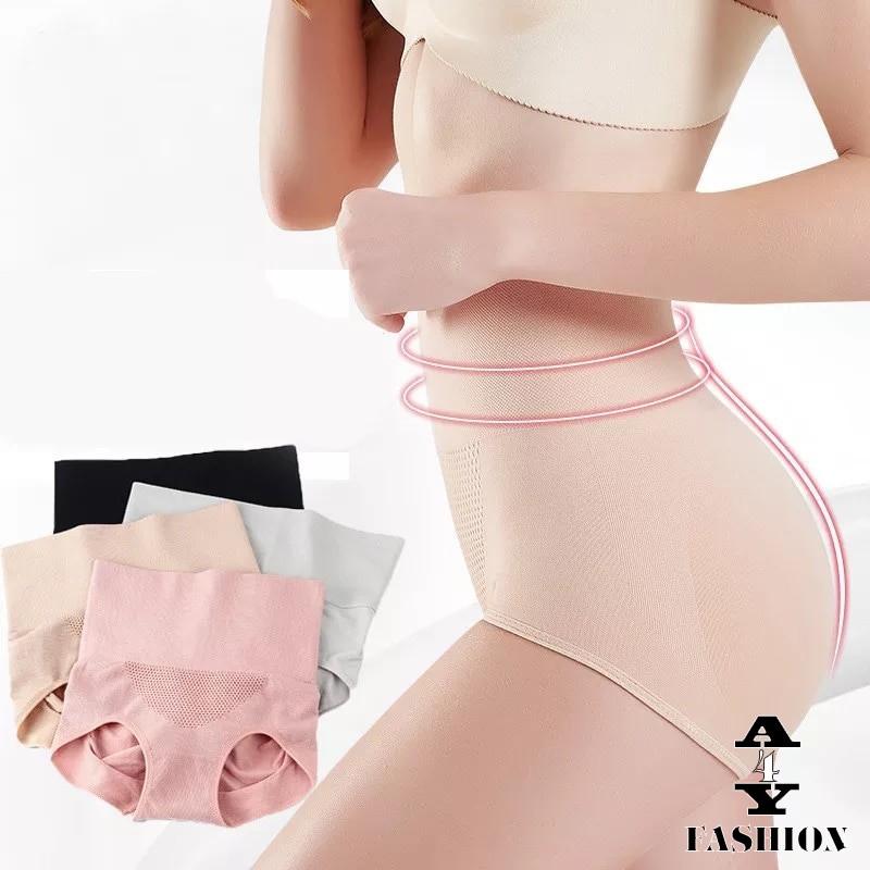 Quần lót nữ kháng khuẩn cạp cao gen bụng xuất Nhật - Mỗi quần 1 túi zip lịch sự, FLQ03 | BigBuy360 - bigbuy360.vn