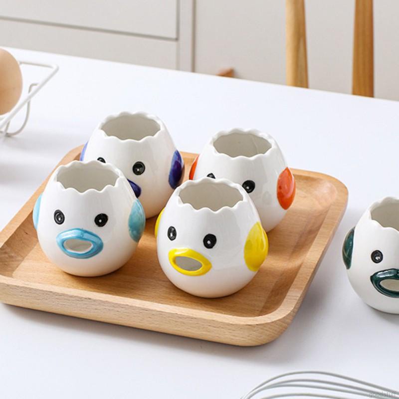 Dụng Cụ Tách Lòng Đỏ Trứng Gà Bằng Gốm