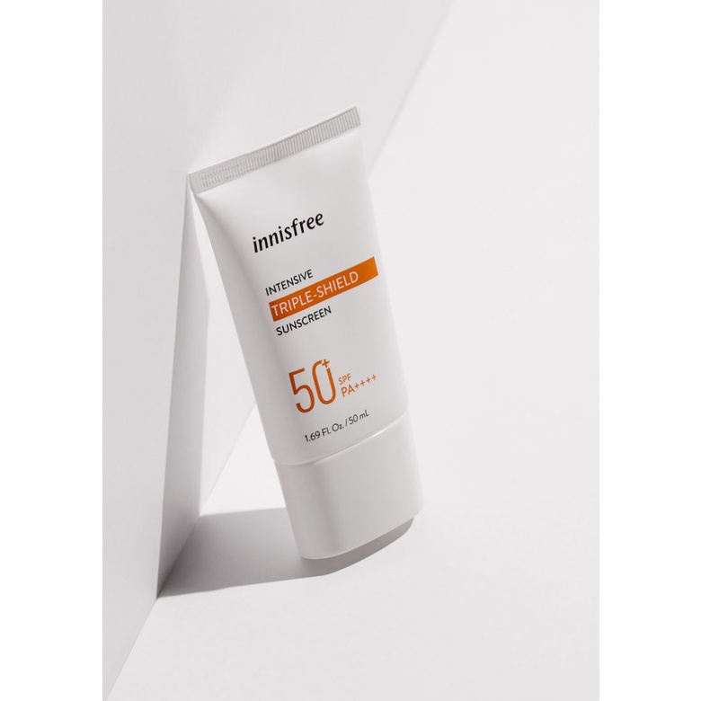 Kem Chống Nắng Lâu Trôi Làm Sáng Da innisfree Intensive Triple Shield Sunscreen SPF50+ PA++++ 50ml | Hasaki