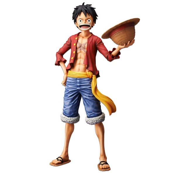 Mô hình Luffy One Piece 27cm thay đổi được tay và mặt