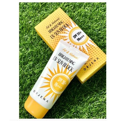 Kem Chống Nắng Fit &amp; Natural BRIGHTENING UV SUN BLOCK ORJENA SPF50+ PA++++