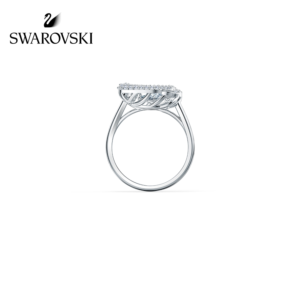 FREE SHIP Nhẫn Nữ Swarovski DANCING SWAN125th anniversary Ring Crystal FASHION cá tính Trang sức trang sức đeo THỜI TRANG