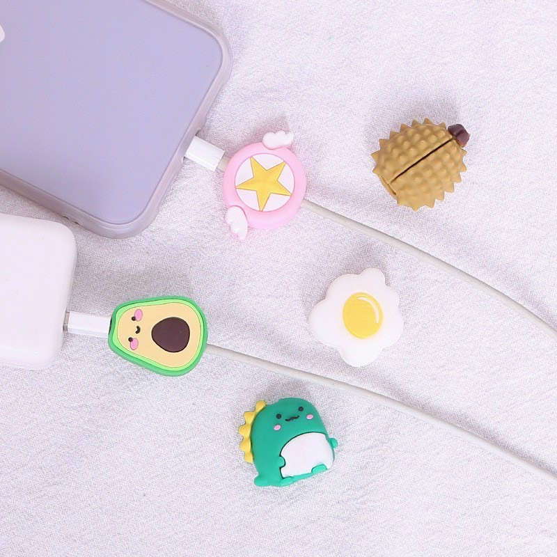 Bảo Vệ Dây Sạc iPhone Chống Gãy Đầu Sạc Hình Thú Ngộ Nghĩnh Date 2022