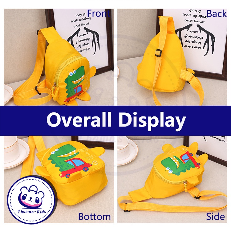 Hàng Mới Về Túi Đeo Chéo Hình Khủng Long Hoạt Hình Dễ Thương Cho Bé 2022