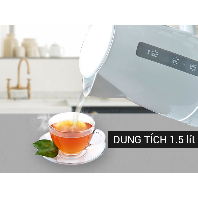 Bình siêu tốc Electrolux 1.5 lít EEK1303W chính hãng