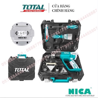 Máy thổi hơi nóng total tb20062, khò nhiệt cấm tay công suất 2000w, nhiệt độ 50-630°c, dùng uốn cong ống nhựa, nóng keo