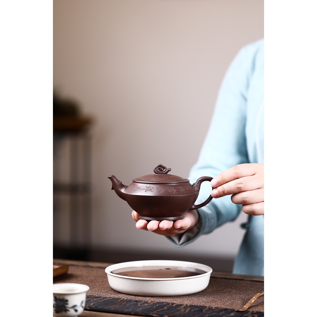 Ấm Tử Sa Nghi Hưng Hán Vân Phụng Vân 300 ml (Tử Nê)