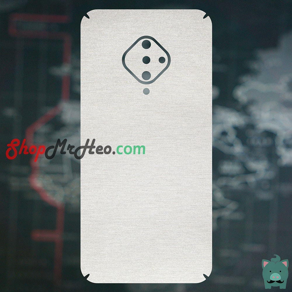 Skin Dán Mặt Sau Lưng Vân Nhôm Vivo S1 Pro