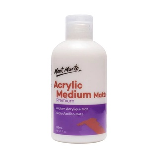 Dung Môi Pha Màu Acrylic Mont Marte - Phủ Bóng Đất Sét
