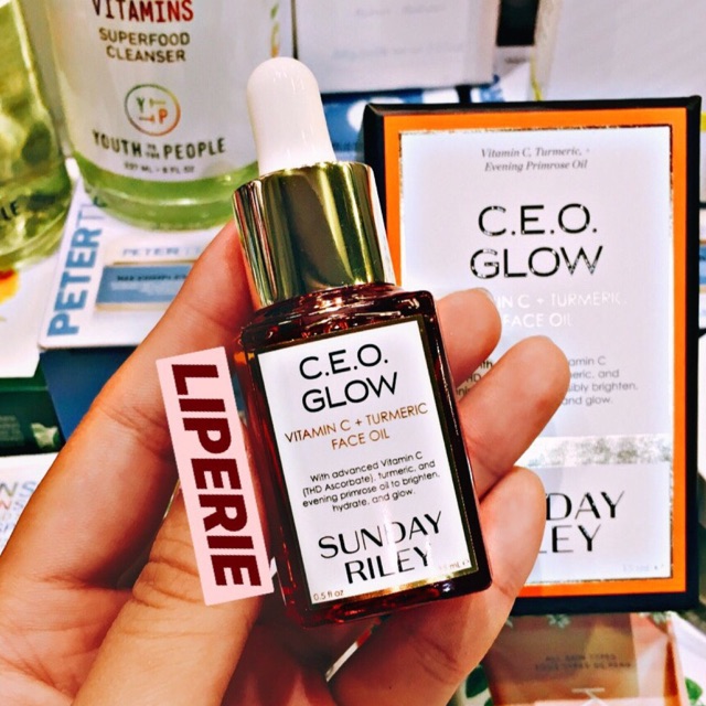 Dầu dưỡng sáng da tinh chất nghệ C.E.O Glow Vitamin C + Turmeric Face Oil