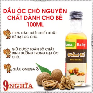 Dầu óc chó nguyên chất ăn dặm cho bé 9-nghĩa