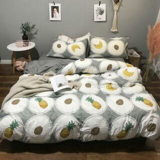Chăn ga gối cotton đũi