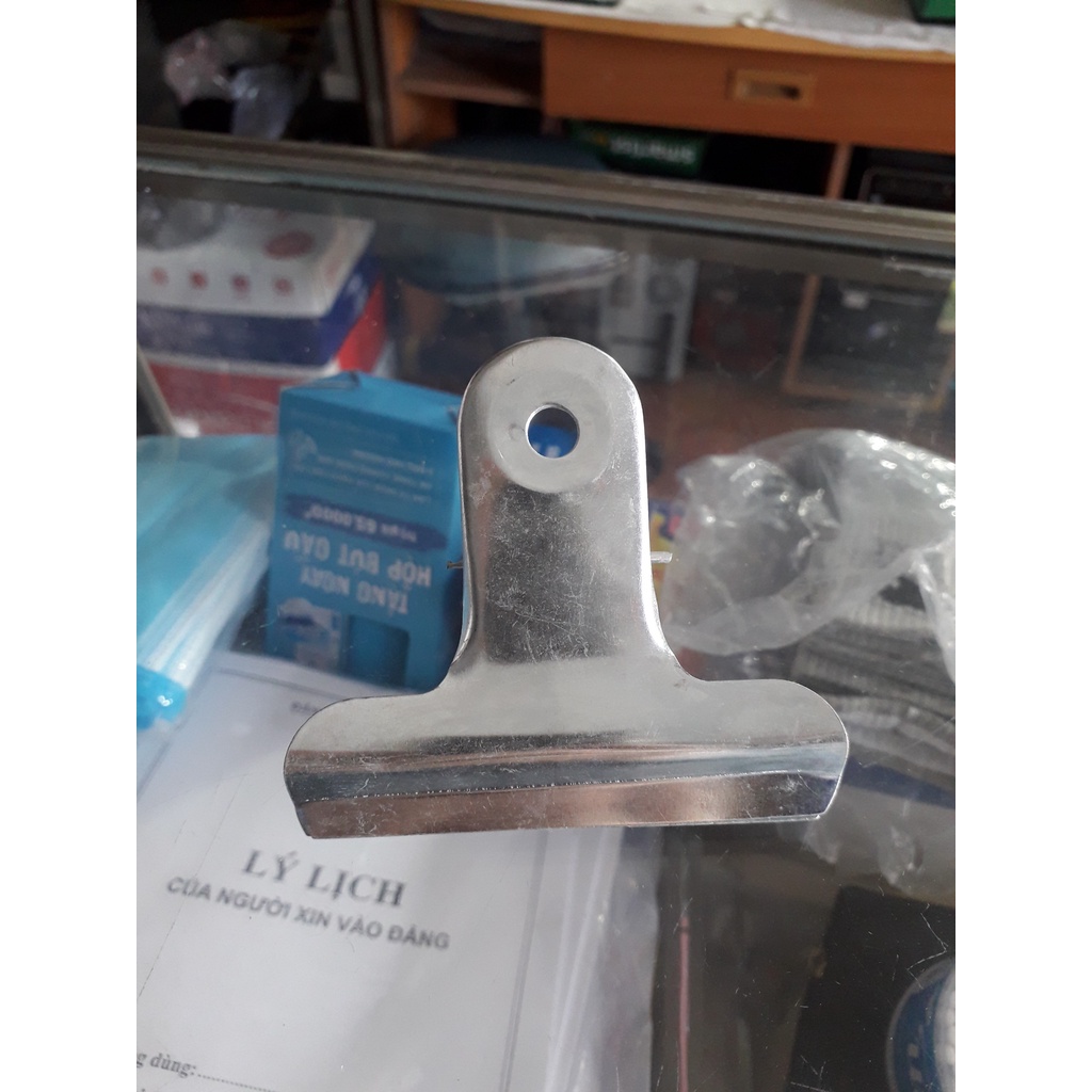 Kẹp Sắt to, kẹp Tài Liệu, Kẹp chứng từ to, Kẹp Giấy Kim loại 6cm, kẹp tân tiến hàng chất lượng