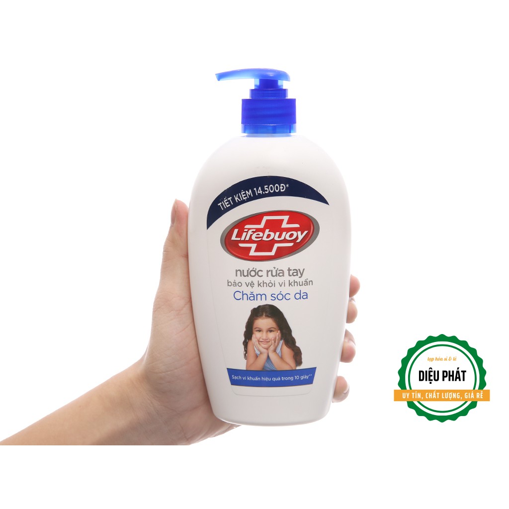 ⚡️ Nước Rửa Tay Lifebuoy Chăm Sóc Da Chai 493ml