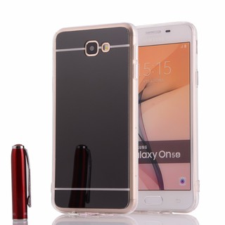 For [ Samsung Galaxy J5 Prime ] Soft Mirror TPU Silicone Back Phone Case
