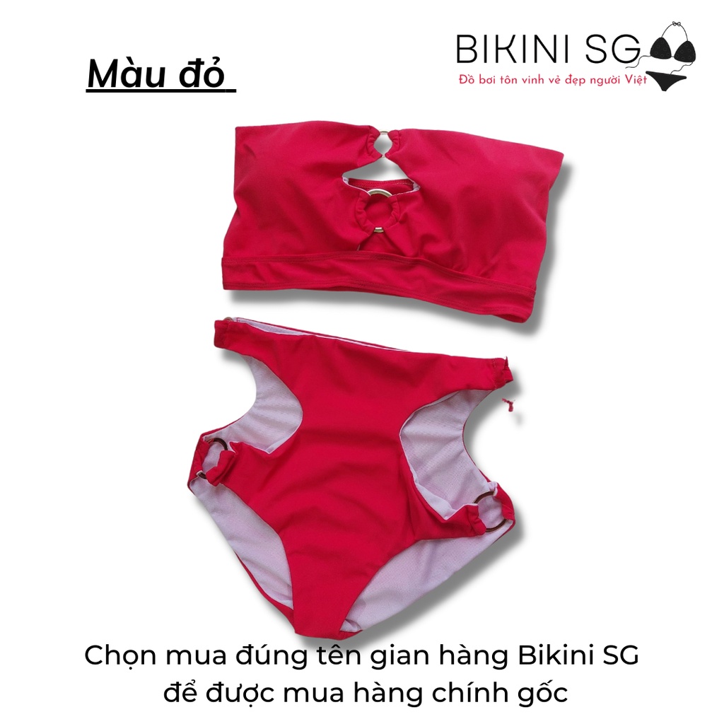 Sét bikini bigsize 2 mảnh quây cúp ngực khoen tròn sexy Bikini SG