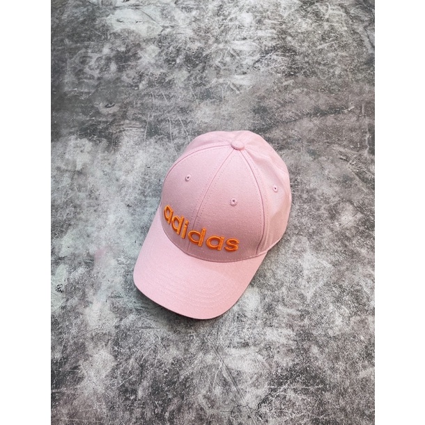 (ảnh thật) Mũ/nón EMBROIDERED BASEBALL CAP BLACK &amp; PINK