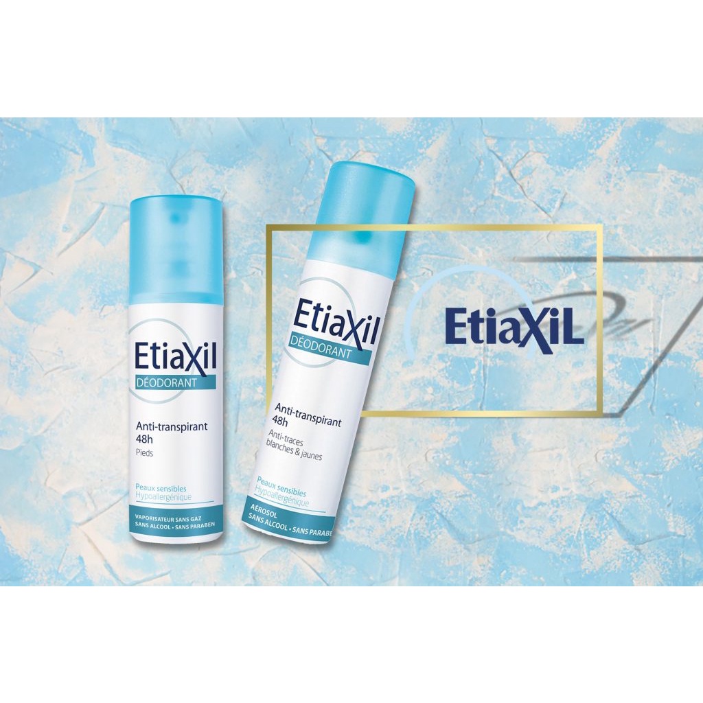 Xịt khử mùi hôi chân hiệu quả 48h ETIAXIL DEODORANT 100ml