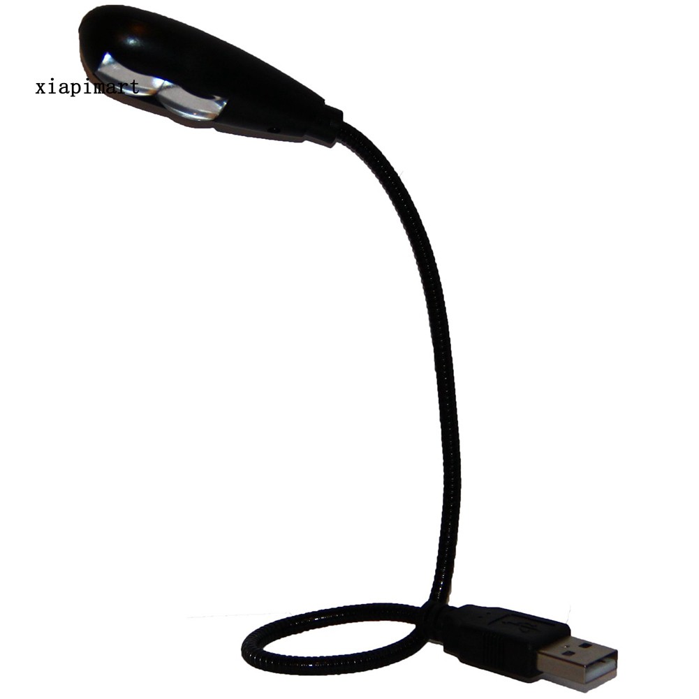 Đèn đọc sách 2 bóng LED cổ ngỗng cổng USB có công tắc Bật/Tắt