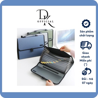 Cặp tài liệu 12 ngăn deli 5556