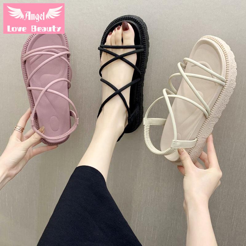 Giày Sandal Thời Trang Mùa Hè Hàn Quốc 2022 Dễ Phối Đồ Dành Cho Nữ