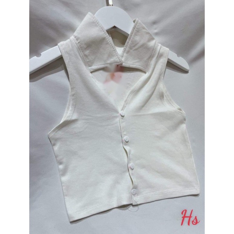 Áo polo croptop ba lỗ HSU0521