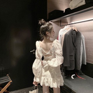 Đầm Tiểu Thư Trắng Muốt Điệu Đà