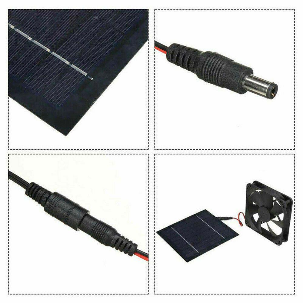 Quạt Cắm Trại Sử Dụng Năng Lượng Mặt Trời 20W Kat1