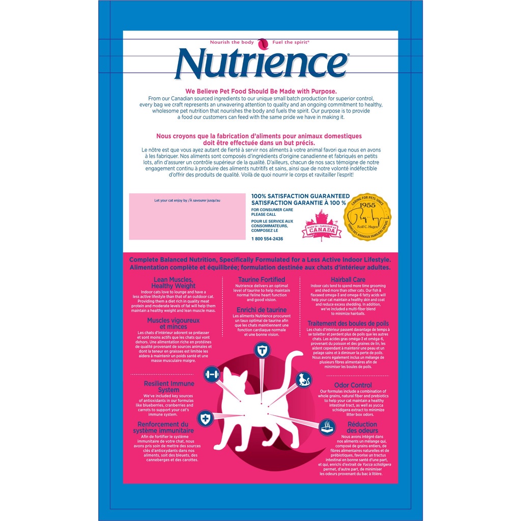 [DINH DƯỠNG CAO] 5KG THỨC ĂN HẠT NUTRIENCE ORIGINAL CAT CHO MÈO TRƯỞNG THÀNH VỊ THỊT GÀ &amp; RAU CỦ - THỨC ĂN CHO MÈO