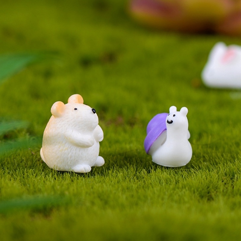 Set 5 mô hình động vật mini dễ thương trang trí sân vườn