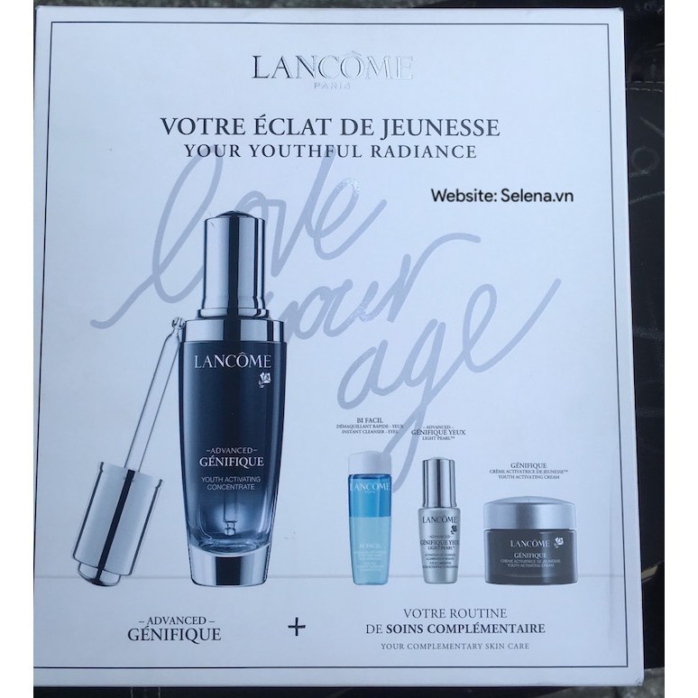 [DEAL SỐC] Bộ SET dưỡng ẩm và trẻ hóa da Lancome Giftset Advanced Génifique 50ml