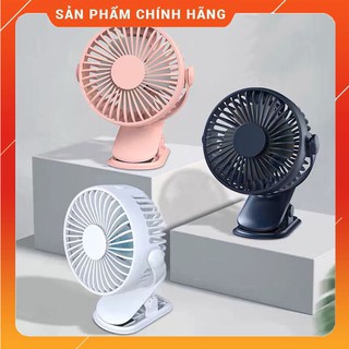 QUẠT CẦM TAY MINI ❤️FREESHIP❤️KẸP BÀN SIÊU MÁT KẸP XE ĐẨY XOAY 360 ĐỘ  4000mAh TÍCH ĐIỆN ❤️ MoMoMart
