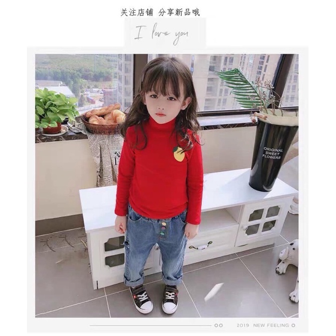 Áo Len Tăm Hoa Quả Cho Bé Trai Bé Gái 7-18kg