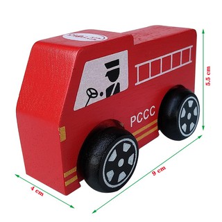 Xe cứu hỏa bằng gỗ 62282