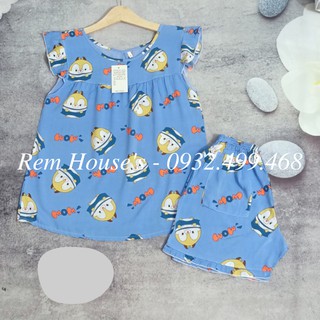 bộ lanh mặc nhà xinh xắn