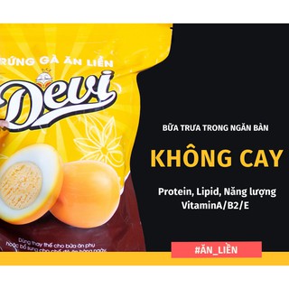 \Trứng gà ăn liền Devi vị thường túi 10 quả
