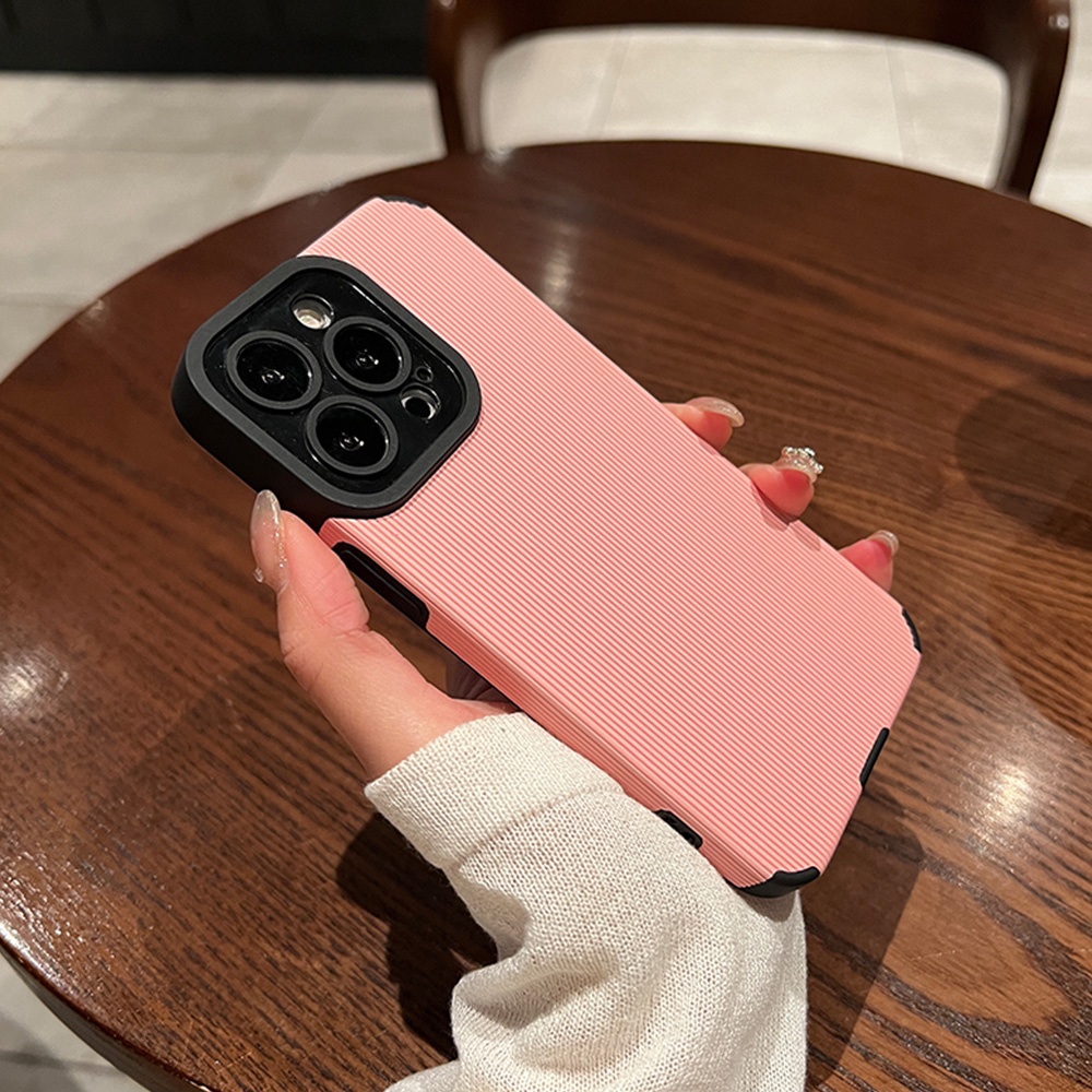 Simple Cloth Texture Matte Phone Case for IPhone 11 Case 7Plus 8Plus XR 13 12 Pro Max Shock-Absorbing Soft TPU Back Shell | BigBuy360 - bigbuy360.vn