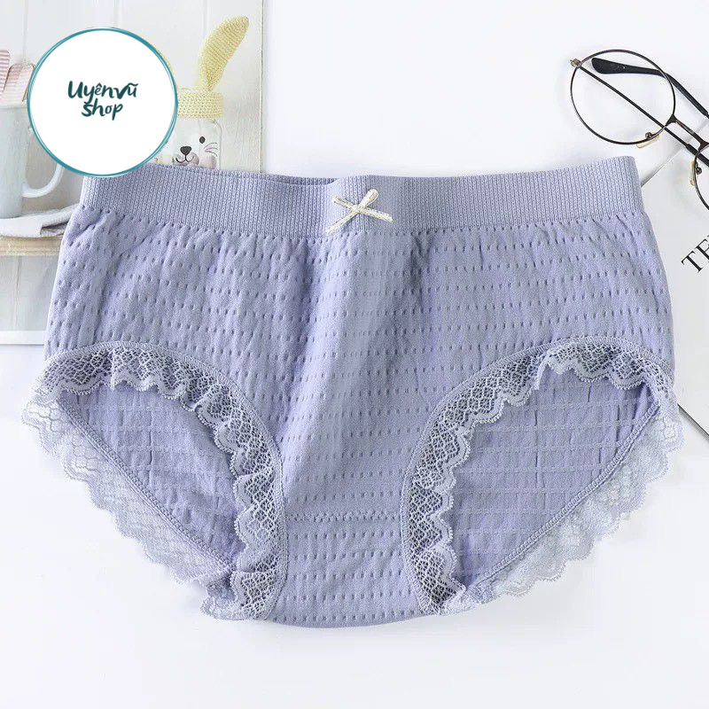 (Q01)Quần Lót Dệt nhăn Kháng Khuẩn đẹp  (quần lót cotton) [Siêu Sale] [Ảnh thật] [Chính hãng]