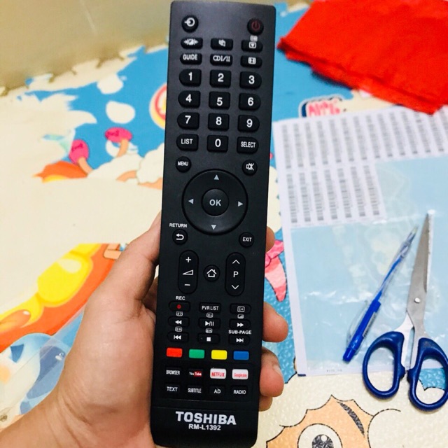 Remote tivi chính hãng Toshiba