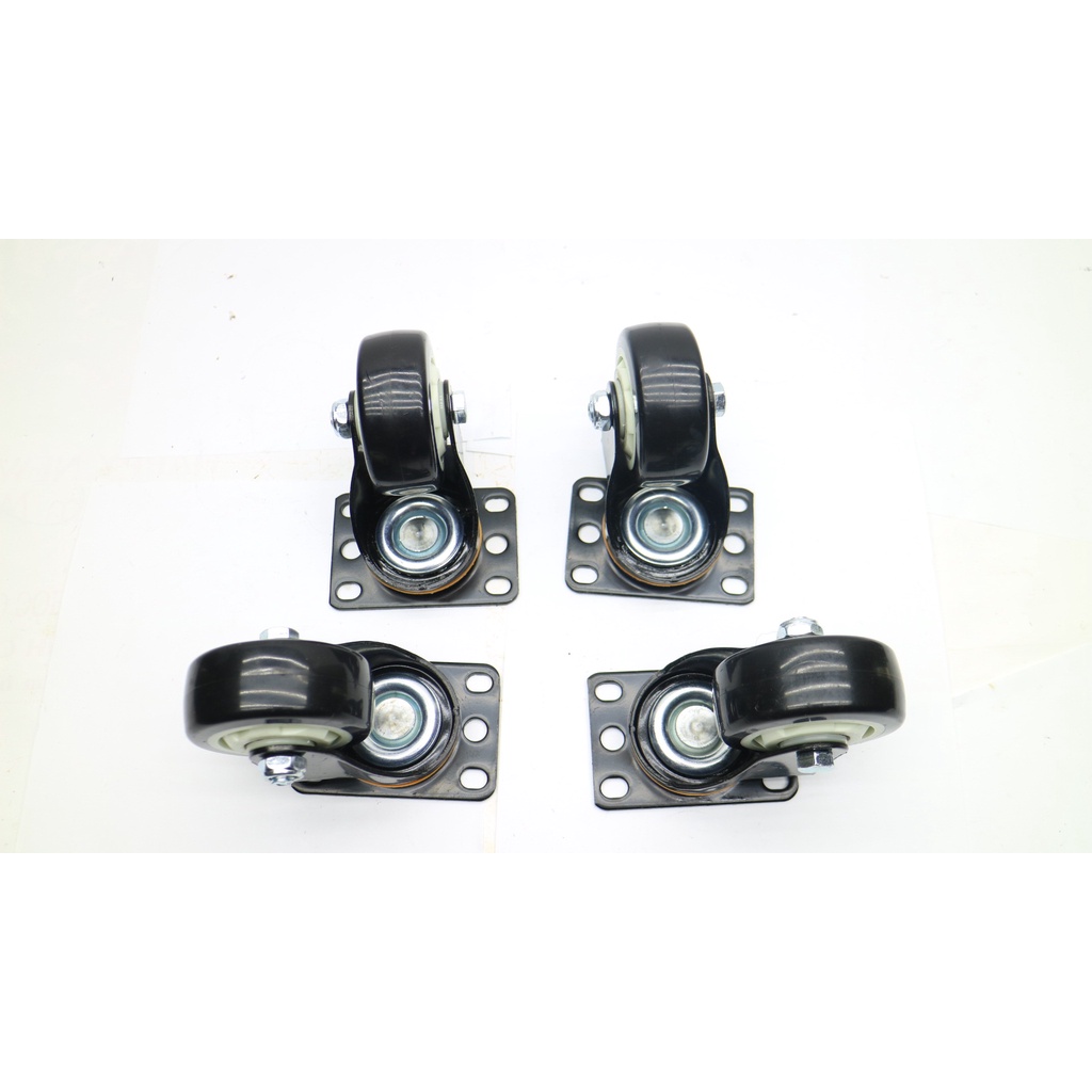 [RẺ VÔ ĐỊCH] Bộ 4 bánh xe đen viền trắng 5cm LOẠI TỐT