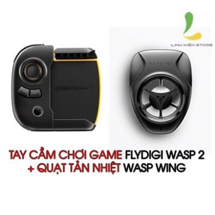 Combo tay cầm Flydigi WASP 2 + quạt tản nhiệt WASP Wing