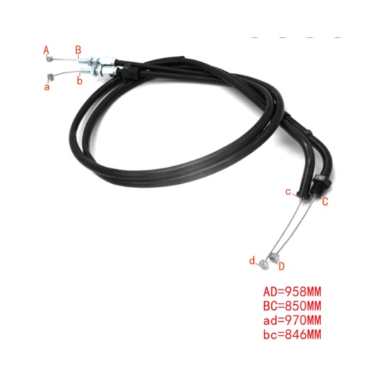 Dây ga CB400 (gồm 2 sợi kéo-hồi)